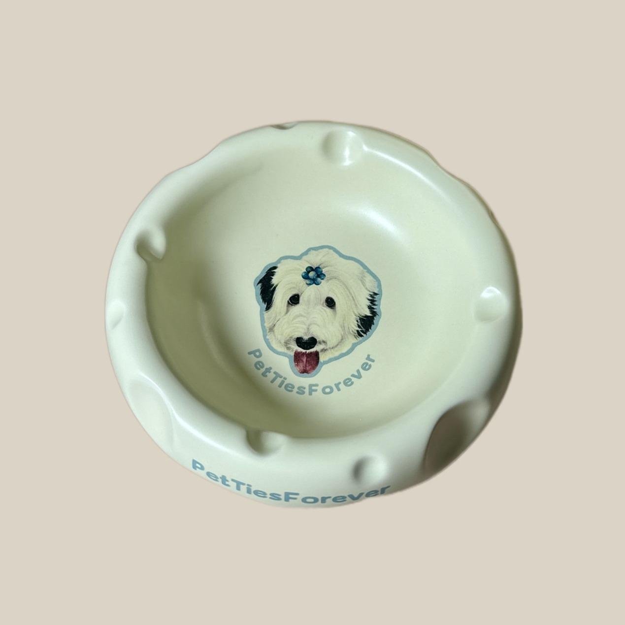 Cute Cheese-Shaped Ceramic Pet Food & Water Bowl - Customizable with Pet Photo, Prevents Chin Discoloration & Protects Chin, Anti-Tip for Dogs & Cats - Image 6